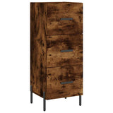 Highboard Smoked Oak 34,5x34x180 cm Engineered Wood 3199246