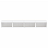TV Cabinets with LED Lights 2 pcs White 100x30x30 cm 837156