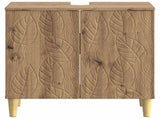 Bathroom Sink Cabinet DELFT Artisan Oak 59.5 x 31.5x 59 cm 897014