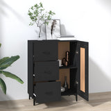 812232 Sideboard Black 69,5x34x90 cm Engineered Wood