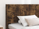 Bed Frame with Storage and Headboard Smoked Oak 75 x 190 cm 3414169