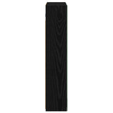 Bathroom Mirror Cabinet Black Oak 50 x 14.5 x 70 cm 889040