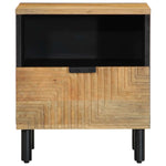 ZNTS Bedside Cabinet Brown 40x33x46 cm Solid Wood Mango 4017726