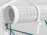 245 x 200cm Polytunnel Greenhouse - White T3398P320033