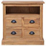Side Cabinet 60x30x60 cm Solid Teak 285311