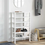 Shoe Rack White 61x32x105 cm Engineered Wood 859860