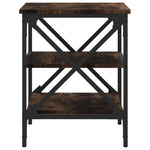 ZNTS Side Tables 2 pcs Smoked Oak 40x42x50 cm Engineered Wood 825777
