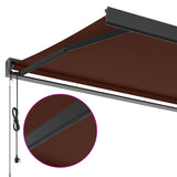 Automatic Retractable Awning Brown 350x250 cm 3215734