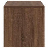 ZNTS TV Cabinet Brown Oak 100x40x40 cm Engineered Wood 859124