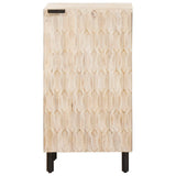 Sideboard White Wash Finish 40 x 33 x 75 cm Solid Mango Wood 4017888