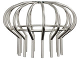 Gutter Leaf Guard 8 pcs Silver 110 mm Stainless Steel 42019389