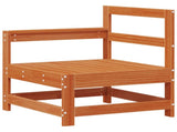 Garden Lounge Set 7 pcs Wax Brown Solid Pine Wood 3418113