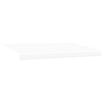 Retractable Awning Manual White 400x200 cm Fabric 3329865