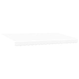 Retractable Awning White 400 x 200 cm Polyester and Metal 3329866