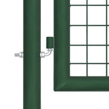 Mesh Garden Gate Steel 400x75 cm Green 145747