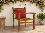4-Piece Back Cushions PUTTEN 4 pcs 100% Polyester Wine Red 945164