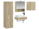Bathroom Furniture Set 5 pcs Sonoma Oak 3407273