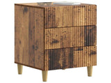 Bedside Cabinet Old Wood 43 x 41 x 66.5 cm Engineered Wood 894563