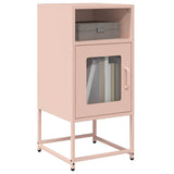 ZNTS Bedside Cabinet Pink 36x39x78 cm Cold-rolled Steel 853411