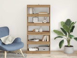 Book Cabinet Artisan oak 60 x 30 x 166 cm Engineered wood 880460
