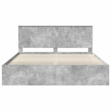 Bed Frame with Headboard Concerte 180 x 200 cm Solid Pine Wood 3410977