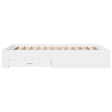 Bed Frame with Drawers without Mattress White 120x200 cm 3280391