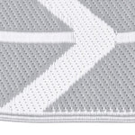 Outdoor Rug ARAKIL Grey 190x290 cm PP 316952