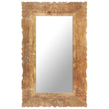 Mirror 80x50 cm Solid Mango Wood 321636