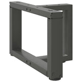 Coffee Table Legs T-Shaped 2 pcs Anthracite 40x25x cm Steel 4013006