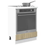 Oven Cabinet Sonoma Oak 60x46x81.5 cm Engineered Wood 849617