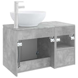 Bathroom Furniture Set 2 pcs Concrete Grey Engineered Wood 3404087