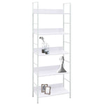5-Layer Book Shelf White 60x27.6x158.5 cm Engineered Wood 288228