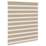 Zebra Blind Sand Brown 120x100 cm Fabric Width 115.9 cm Polyester 4014525