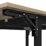 Extendable Dining Table 120 x 81.5 x 75 cm Engineered Wood 8006116