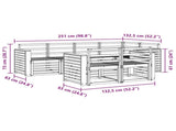 Sectional Sofa Set 7 pcs Natural 3374974