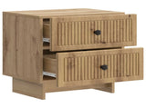 Bedside Cabinet Artisan Oak 43 x 34.5 x 47.5 cm Engineered Wood 893853
