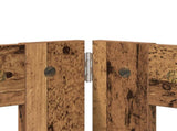 Dog Gate with Stands 2 pcs Old Wood 80 x 80 cm Engineered Wood 892077
