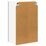 Wall Cabinet LUCCA Black 50 x 31 x 80 cm Engineered Wood 885036