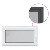 Basement Window "RISOR" 110x60 cm Tilt&Turn DIN Left Anthracite 4108458