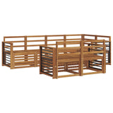Sofa Sets 7 pcs Natural Solid Acacia Wood 3374979