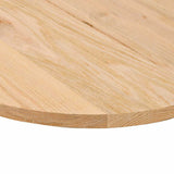 Table Top 100x50x2 cm Solid Wood Oak Oval 4009038