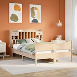 Bed Frame without Mattress 150x200 cm King Size Solid Wood Pine 3323374
