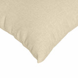 Sofa Pillows 2 pcs Cream 80 x 80 cm Fabric 42014047