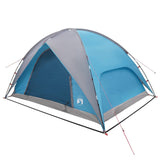 Camping Tent with Rainfly Water-resistant Dome Blue 42028526