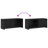 TV Cabinet Set 90 x 35 x 40 cm Black Oak Engineered Wood 875233