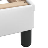 Bed Frame without Mattress "Zadar" White 80x200 cm Faux Leather 3208143