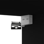ZNTS 4 Piece TV Cabinet Set Black Engineered Wood 3078749