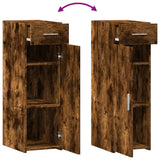 Sideboard Smoked Oak 30x42.5x93 cm Engineered Wood 846275