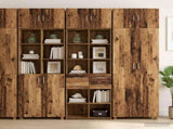 Storage Cabinet with Shelves Old Wood 70 x 42.5 x 225 cm 3446670