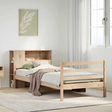 Bookcase Bed without Mattress 100x200 cm Solid Wood Pine 3322219